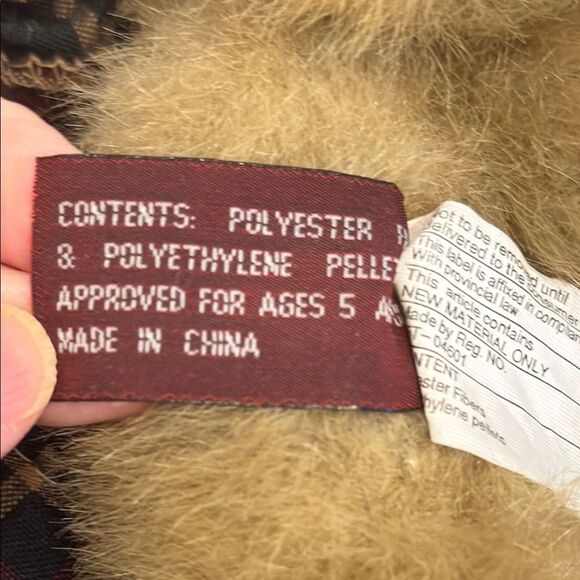 Bearington Collection Bear Blue and Brown Stuffed Animal Teddy Bear - Picture 10 of 10